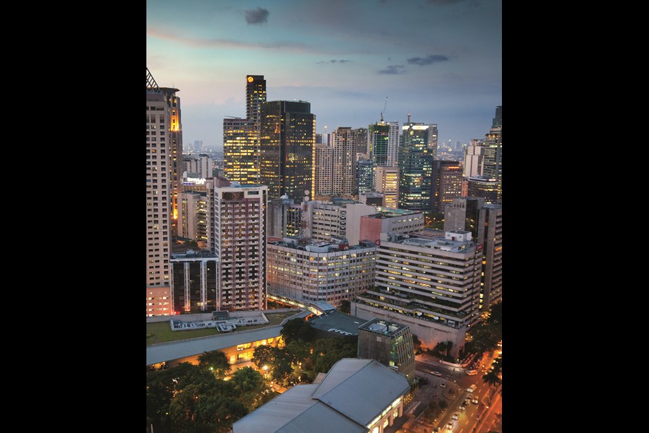THE UPSCALE MAKATI DISTRICT HOLDS MOST OF METRO MANILA’S SKYSCRAPERS